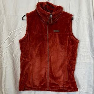 Columbia womens XL high collar fleece vest